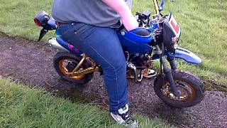 125cc road legal pitbike [upl. by Nodmac293]