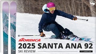 2025 Nordica Santa Ana 92 Womens Skis  Quick Ski Review with SkiEssentialscom [upl. by Sirehc431]