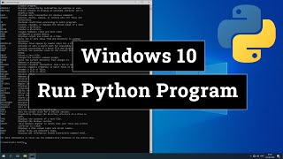 How to Run Python Programs  py files  in Windows 10 [upl. by Cacka]