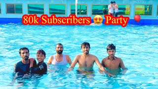 80k Family Complete 🎈First Time Swimming pool Gaye Meri video main 😍 Zohaib Pendu  Suhaib Sabir [upl. by Freytag503]