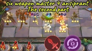 The second part six weapon master 4 ansiprant magic Chess mobile legends [upl. by Boiney]