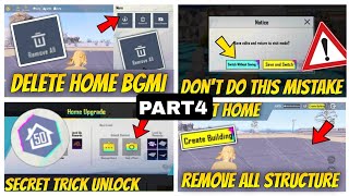 ✅How To Delete amp Reset Home In Bgmi  home building save problem  Old home waps laaye  35 update [upl. by Corel925]