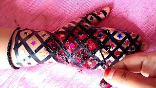 Cello Tape mehendi trickeasy mehndi design help of cello tape mehndidesign [upl. by Kylstra]