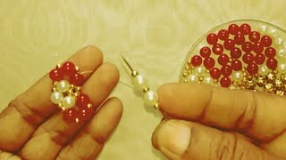 How to make Necklace  Necklace Making Tutorial  Pearl Jewellery Making  myhomecrafts [upl. by Pallas]