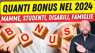 BONUS 2024 INPS quali sono e a chi spettano [upl. by Ullund]