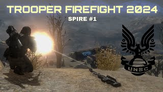 Halo Reach  Trooper Firefight 2024  Spire 1 [upl. by Eatnom875]