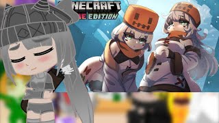 Mob Talker React To Minecraft Anime Snow golem by Merryweather Media Iris and Ayumi [upl. by Fabian]