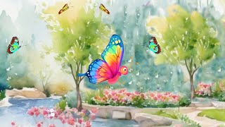 Mein Schmetterling  Lichterkinder Animationsvideo  Kinderlied  Tierlied [upl. by Adamski1]