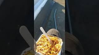 HOWS YOUR DAY JOB roofer fyp youtubeshorts travellers construction food work [upl. by Nodnelg]