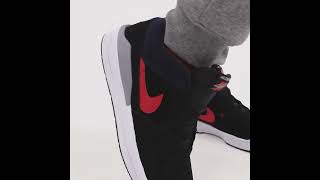 NIKE Jordan Stadium 90 Shoes Sneakers Black Red White Men  FZ4184010  JD Sports [upl. by Aneral]