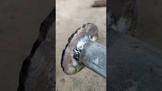 Rusted iron vs galvanized iron welder stickwelding [upl. by Natika]