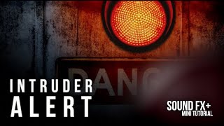 Intruder Alert Alarm  Sound Effect [upl. by Aicilet693]