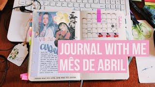 MÊS DE ABRIL NO BUJO journaling with me [upl. by Hairehcaz]