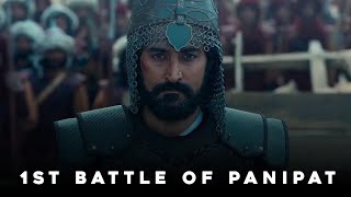 First Battle Of Panipat 1526AD  Babur  Ibrahim Lodi  Mughal Empire ⚔️ Lodi Dynasty War [upl. by Zertnom]