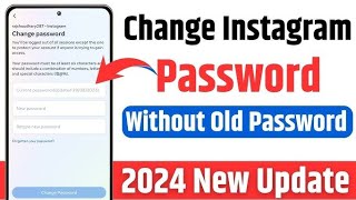 Instagram Ka Password Kaise Change Kare  Change Instagram PasswordInsta Password Change kaise kare [upl. by Esimorp]