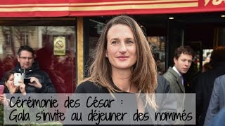 Florence Foresti Camille Cottin amp co au déjeuner des César 2016 [upl. by Enneirda564]