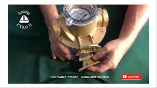 How to install a Groco Raw Sea Water Strainer Series ARG [upl. by Karsten195]