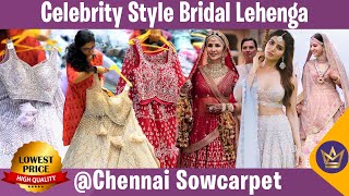 Starting Price 2000Rs  Celebrities Bridal Lehenga  Diwali Special Collections  Sowcarpet Chennai [upl. by Nyloj]