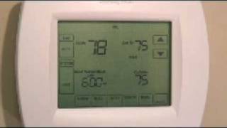 Horizon Services Inc  How To Use Your Honeywell VisionPRO IAQ Thermostat  Part 2 [upl. by Nnyroc]