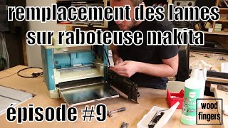 Remplacer les lames sur Makita 2012NB [upl. by Yrahcaz]