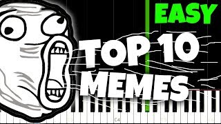 Top 10 Meme Songs And How To Play Them [upl. by Dare477]