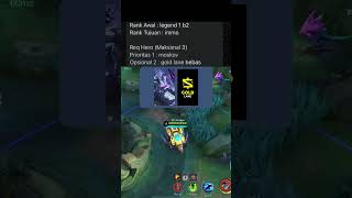 Bos muda kah guiss PART2 mobilelegends mobilelegendsid mlbb mlbbcreatorcamp [upl. by Sackman]