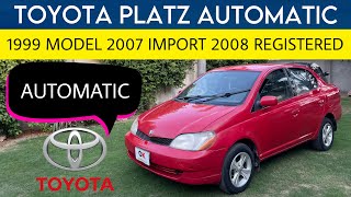 Toyota Platz Automatic Model 19990708  For sale  low budget cars For Sale cars okwheels car [upl. by Noam]