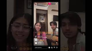 Chahu main ya na cover by Tanishka and Anuj💗🥺 Insta live  trending tanuj viral [upl. by Oswal]