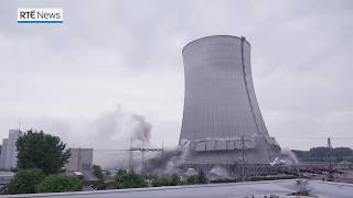 Dramatic explosion as nuclear cooling towers demolished in Germany [upl. by Germayne337]