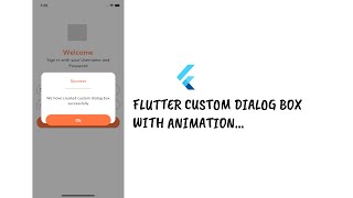 How to create a Custom Dialog Box in Flutter [upl. by Vevina]