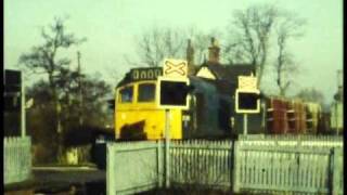 25290 passes through Endon with a limestone train from Caldon Low in early 1977 [upl. by Tneciv]