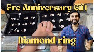 Diamond Ring Gift ki😍  Pre anniversary gift 🎁  HamzaShykh [upl. by Lednam706]