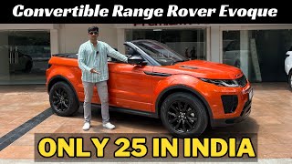 Only Convertible SUV Car In India  Range Rover Evoque Convertible Review [upl. by Stanislaus]