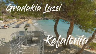 Kefalonia Greece Lassi Gradakia beach [upl. by Ajssatan]