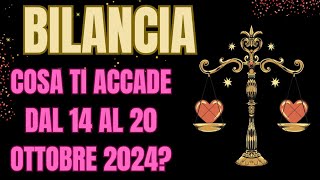 BILANCIA COSA TI ACCADRÀ DAL 14 AL 20 OTTOBRE 2024tarocchioggi INTERATTIVO TAROCCHI [upl. by Ennairda]