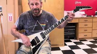 2017 Jackson RR1 Randy Rhodes V  Snow White with Pinstripes [upl. by Neira]