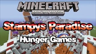 Minecraft Xbox 360quotStampys Paradisequot Hunger gamesquotStop Diamond Thiefquot [upl. by Fachanan]