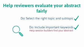 Abstract Submission Tips [upl. by Neelyahs]