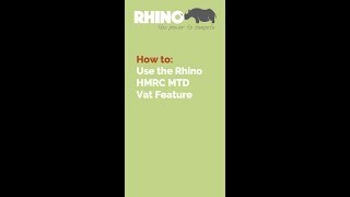 Rhino  Making Tax Digital MTD for VAT easy [upl. by Regazzi]