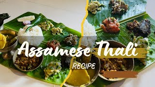 Assamese Thali Recipe  From Jamini’s Kitchen [upl. by Yeldarb529]