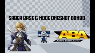 Saber Base amp Mode True Oneshot Combo [upl. by Ettenyl]