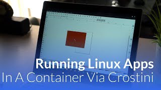 Running Linux Apps on the Pixelbook In A Container Via Crostini [upl. by Hardie]