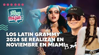 Los Latin Grammy 2024 se realizan en noviembre en Miami [upl. by Eveivaneg]