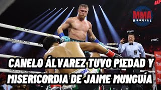 MUCHO RESPETO Y NOBLEZA DEL CANELO ÁLVAREZ PARA JAIME MUNGUÍA ¡LE PERDONÓ LA VIDA [upl. by Swaine]