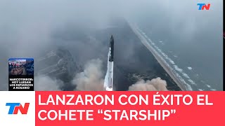 TEXAS I Lanzaron con éxito el cohete Starship [upl. by Guidotti]