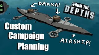 Dropping Weight Making Airships 🎈 Custom Faction Planning From the Depths [upl. by Noble]