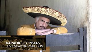 KARAOKE Vicente Fernandez  Por esa yegua PISTA [upl. by Oam277]