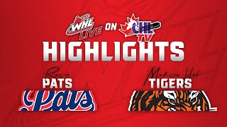 Regina Pats at Medicine Hat Tigers 1026  WHL Highlights 202425 [upl. by Julius825]