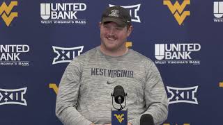 WVU Football Nick Malone Press Conference  April 23 2024 [upl. by Tnecniv]