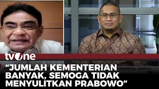 Politisi PDIP Soroti Jumlah Kabinet Merah Putih PrabowoGibran  tvOne [upl. by Nixon]